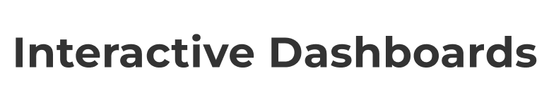 Interactive Dashboards